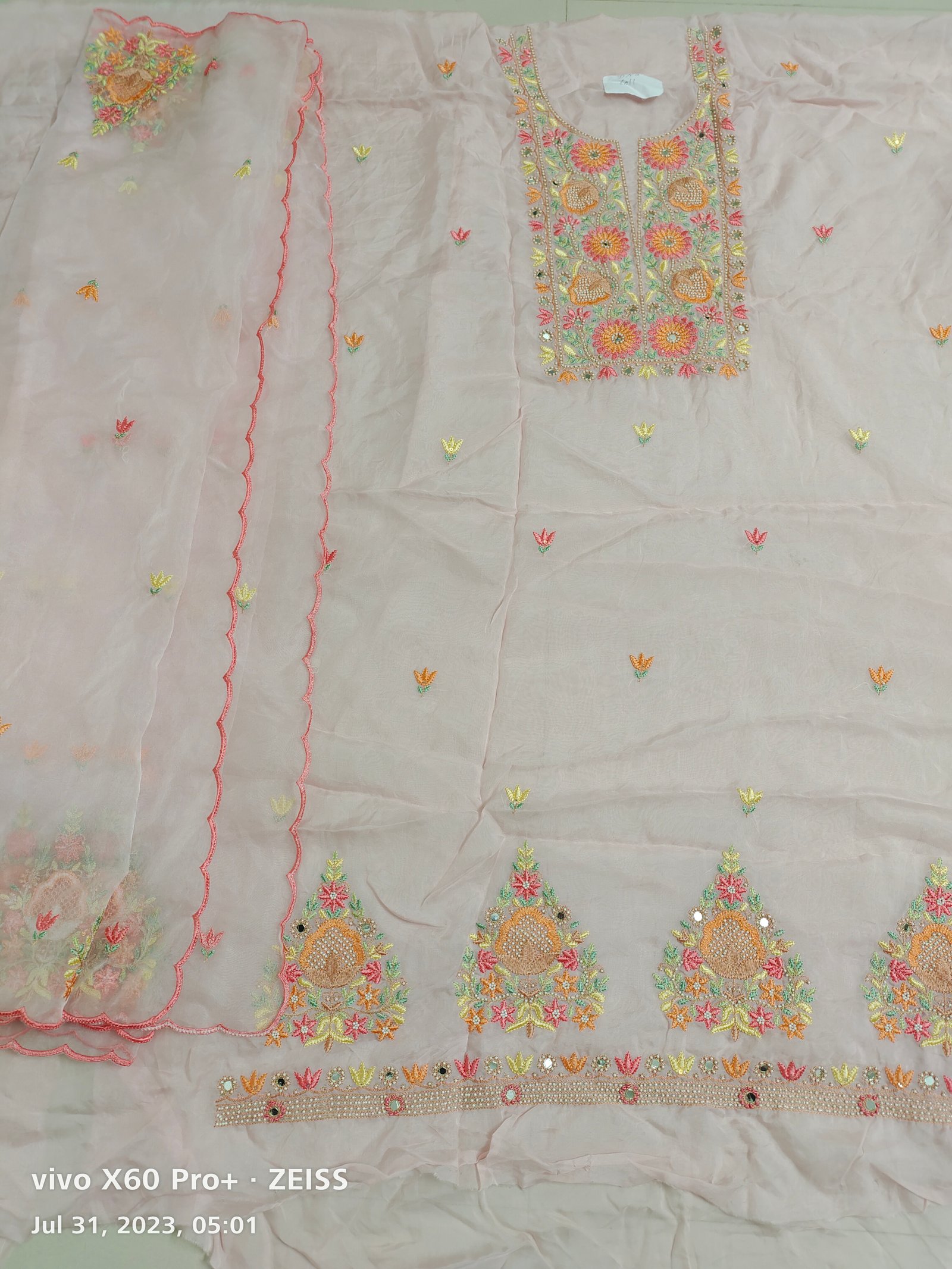 Neck Top Duppata