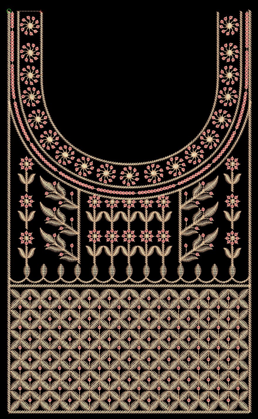 Sequince Neck Design