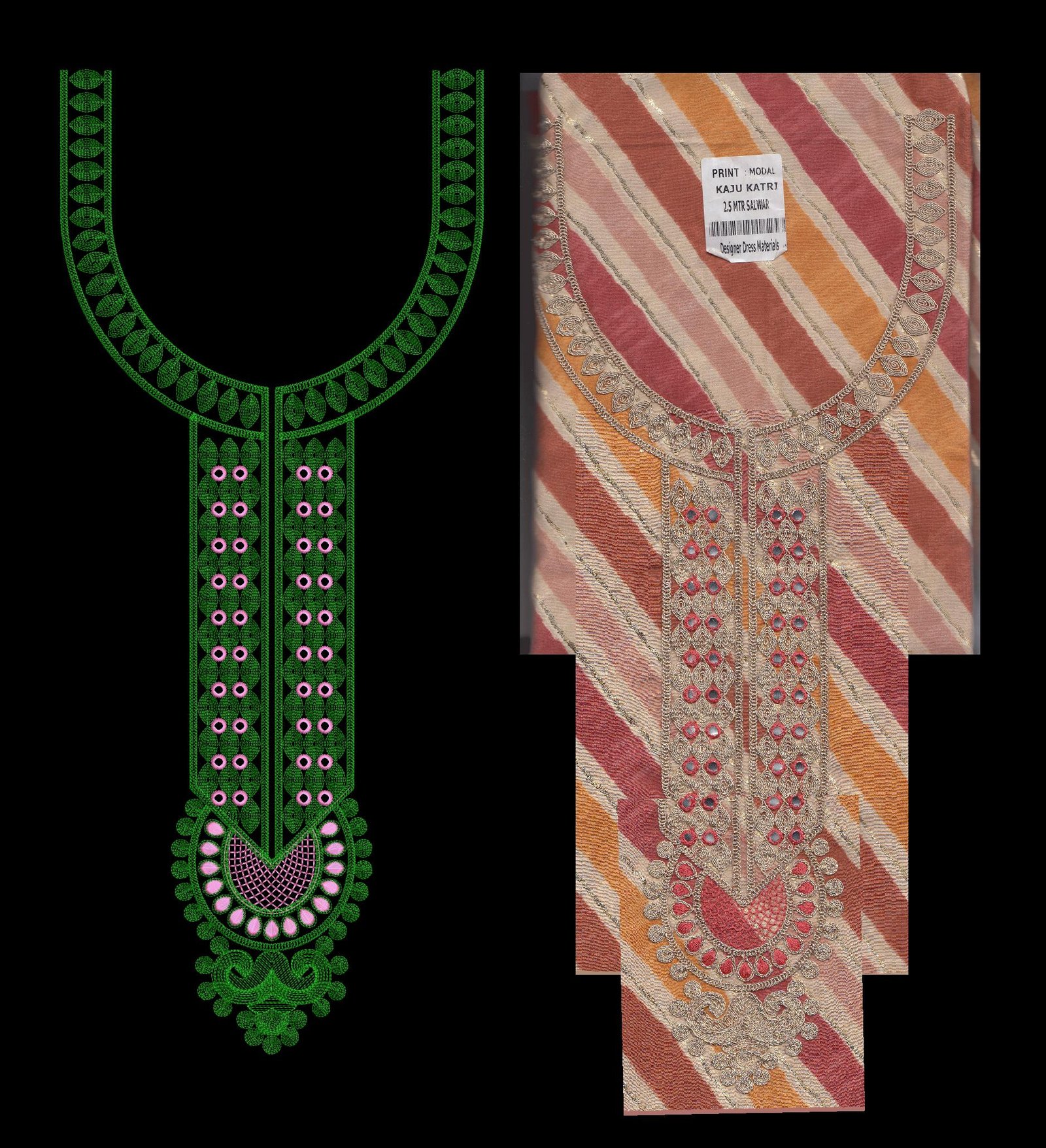 Cording Neck/