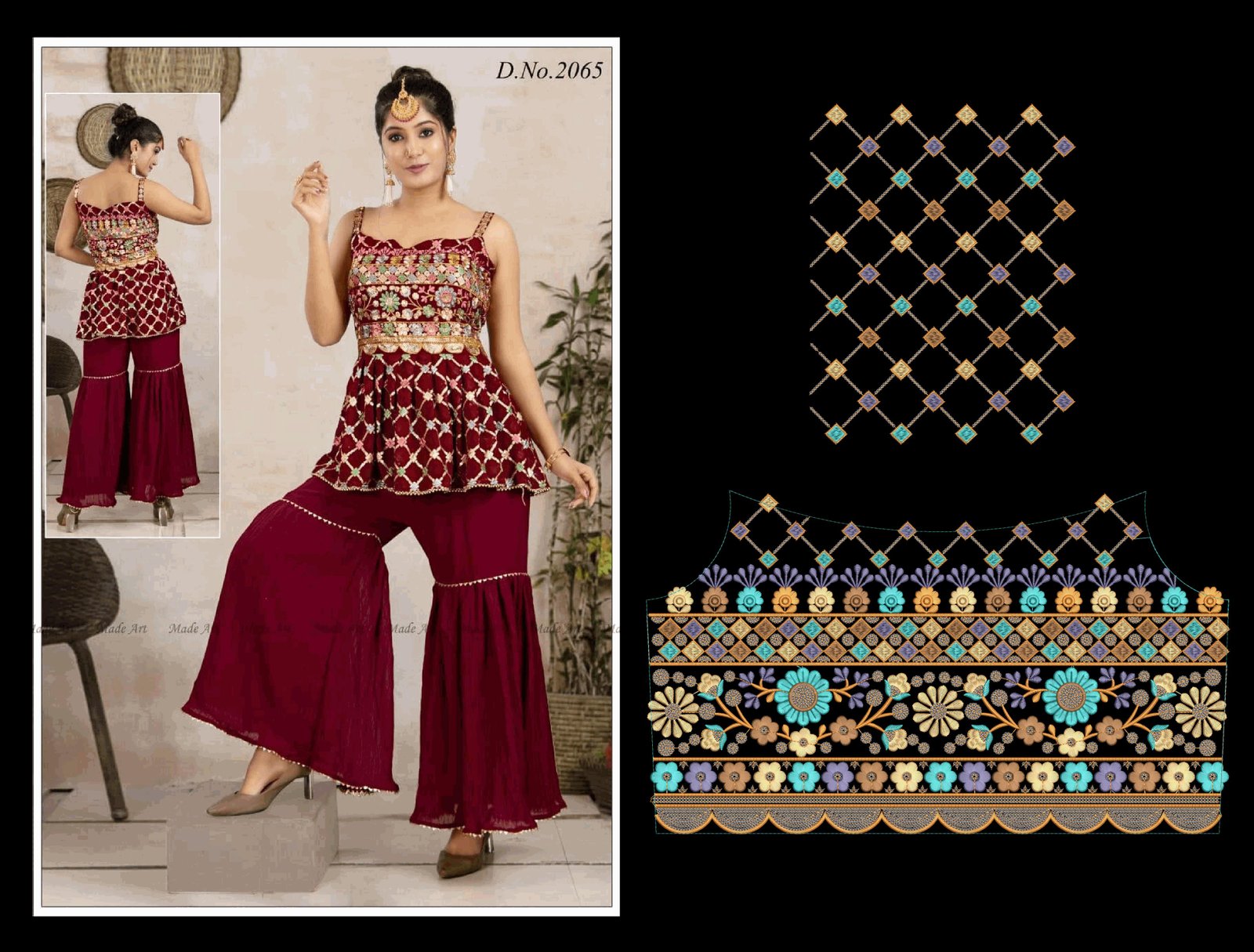 Sequince Ghaghara choli