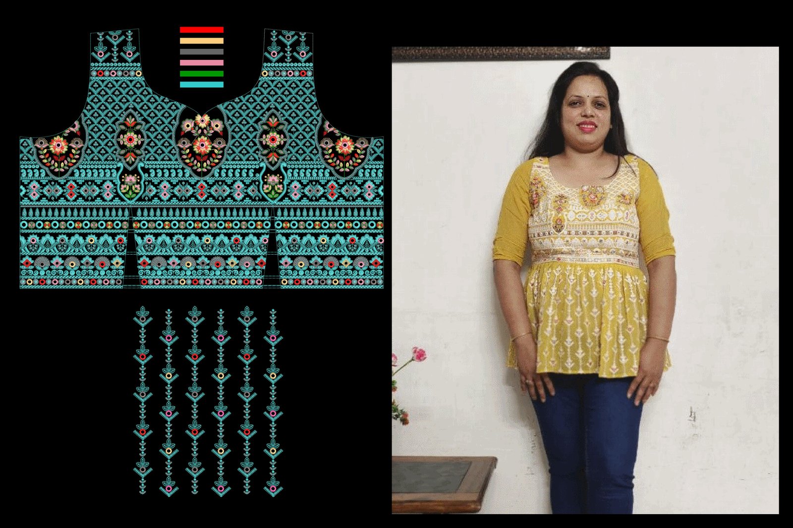 Sequince Ghaghara choli