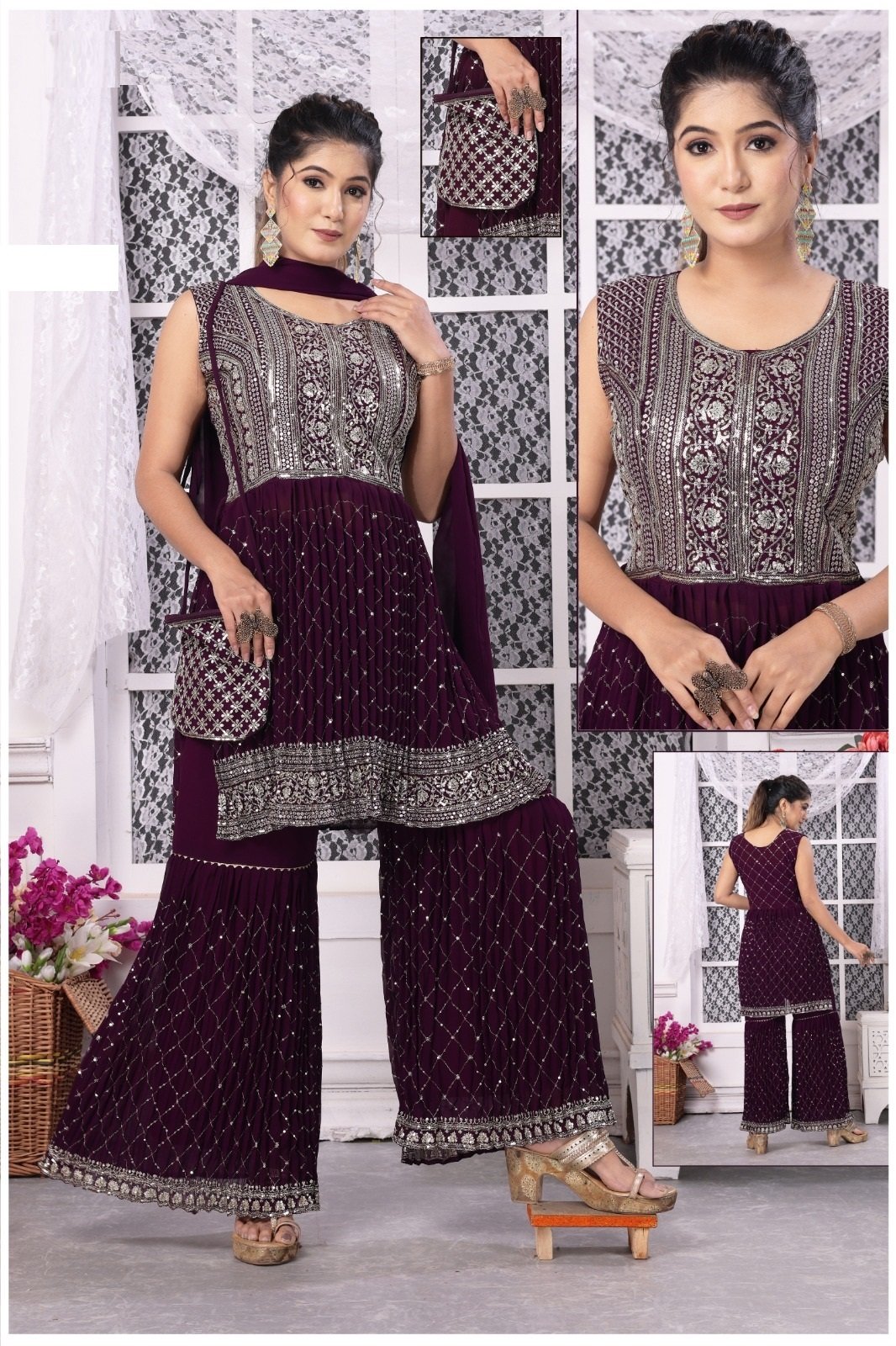 Sequince Ghaghara choli