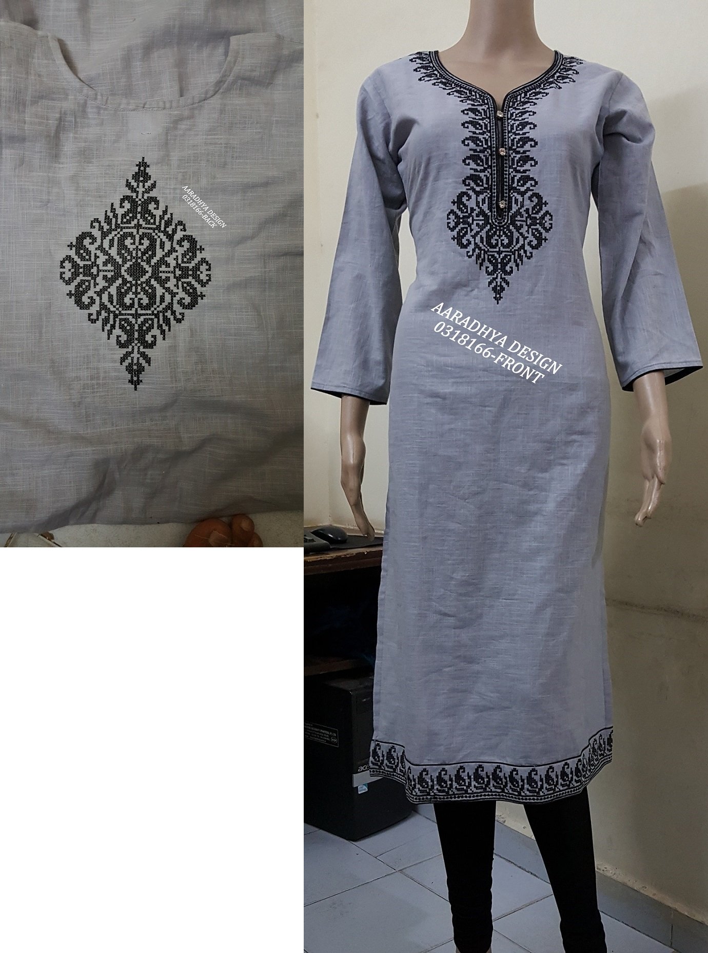 cross stiches work kuri