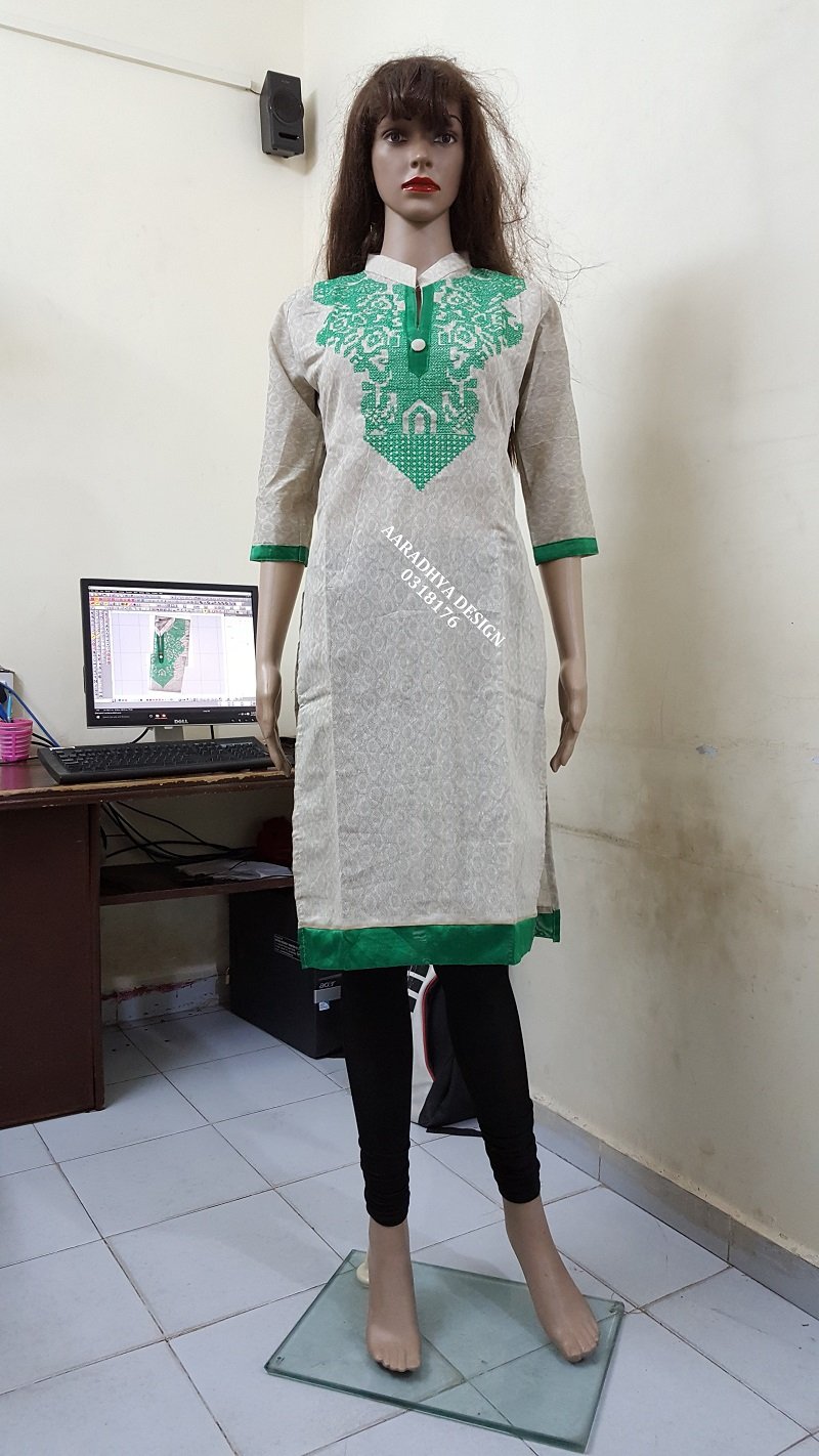 cross stiches work kuri