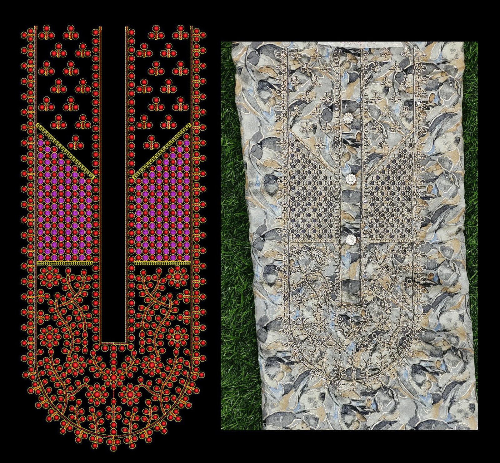 Cording kurti Design