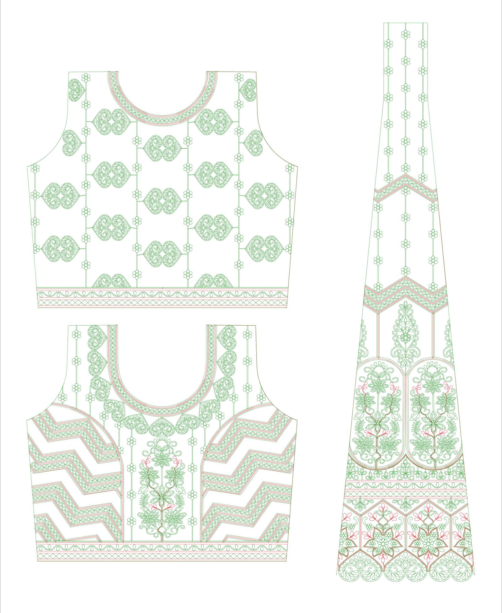Chain/Aari garment