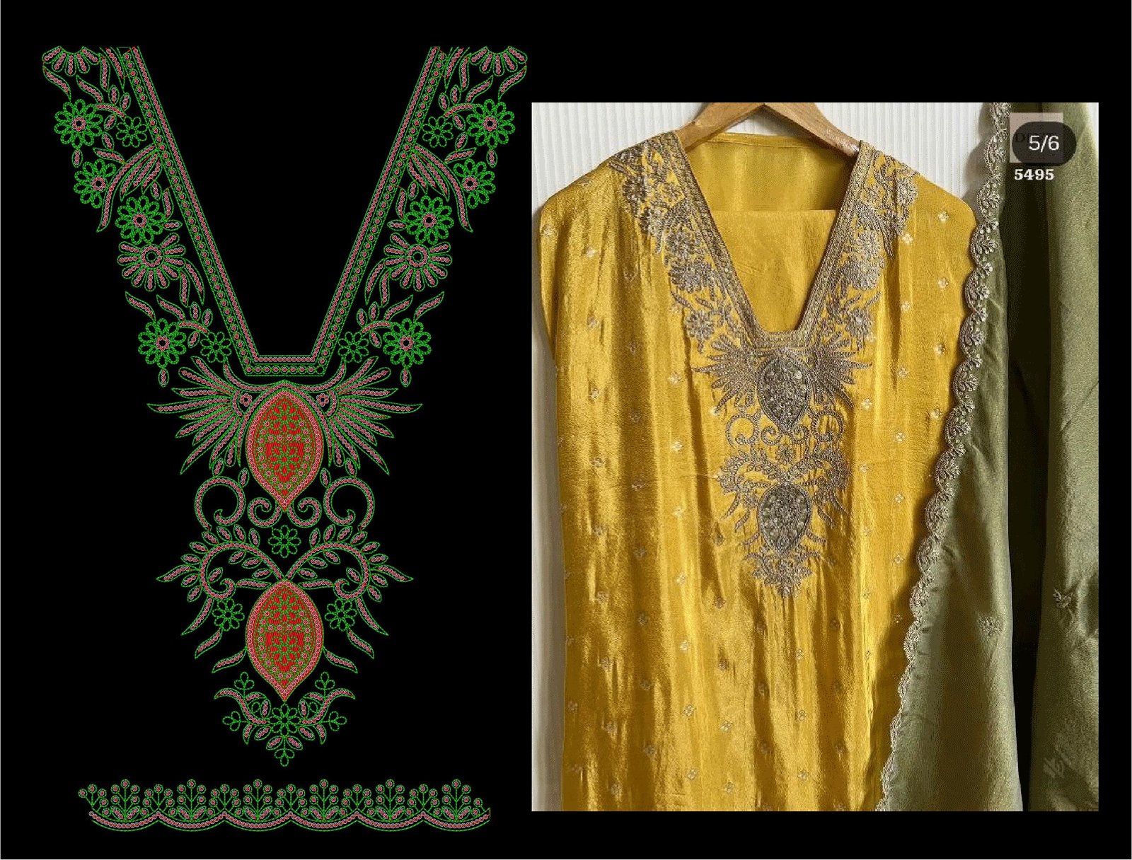 Sequince Neck Design