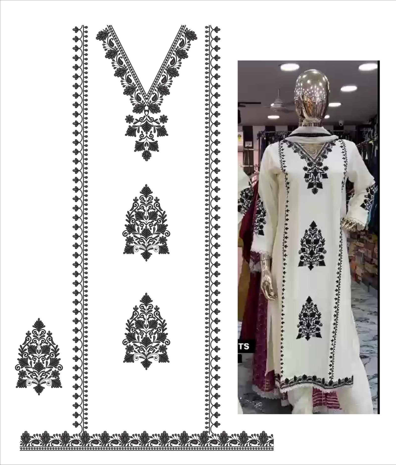 Fancy Kurti & Plazo