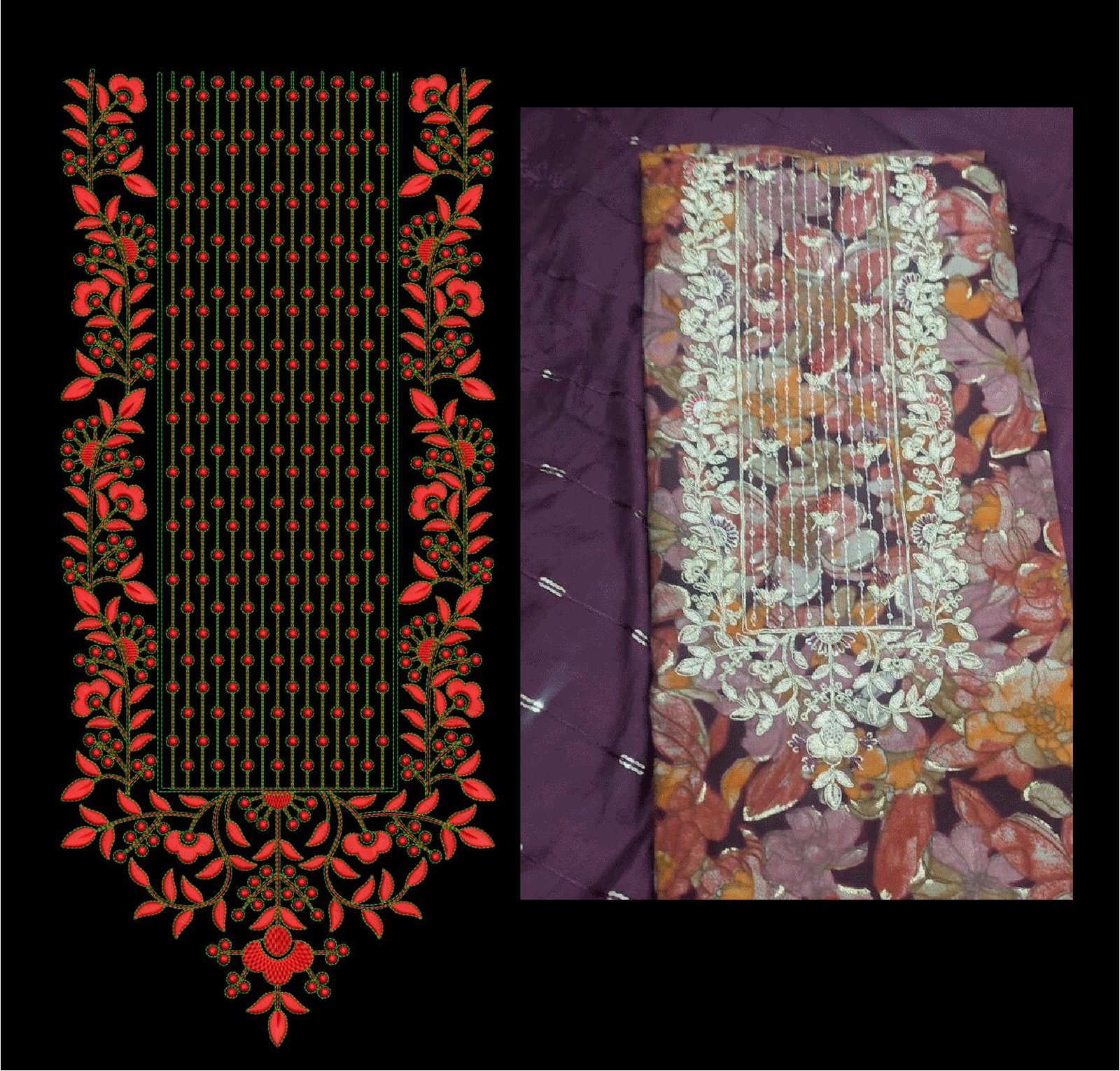 Cording kurti Design