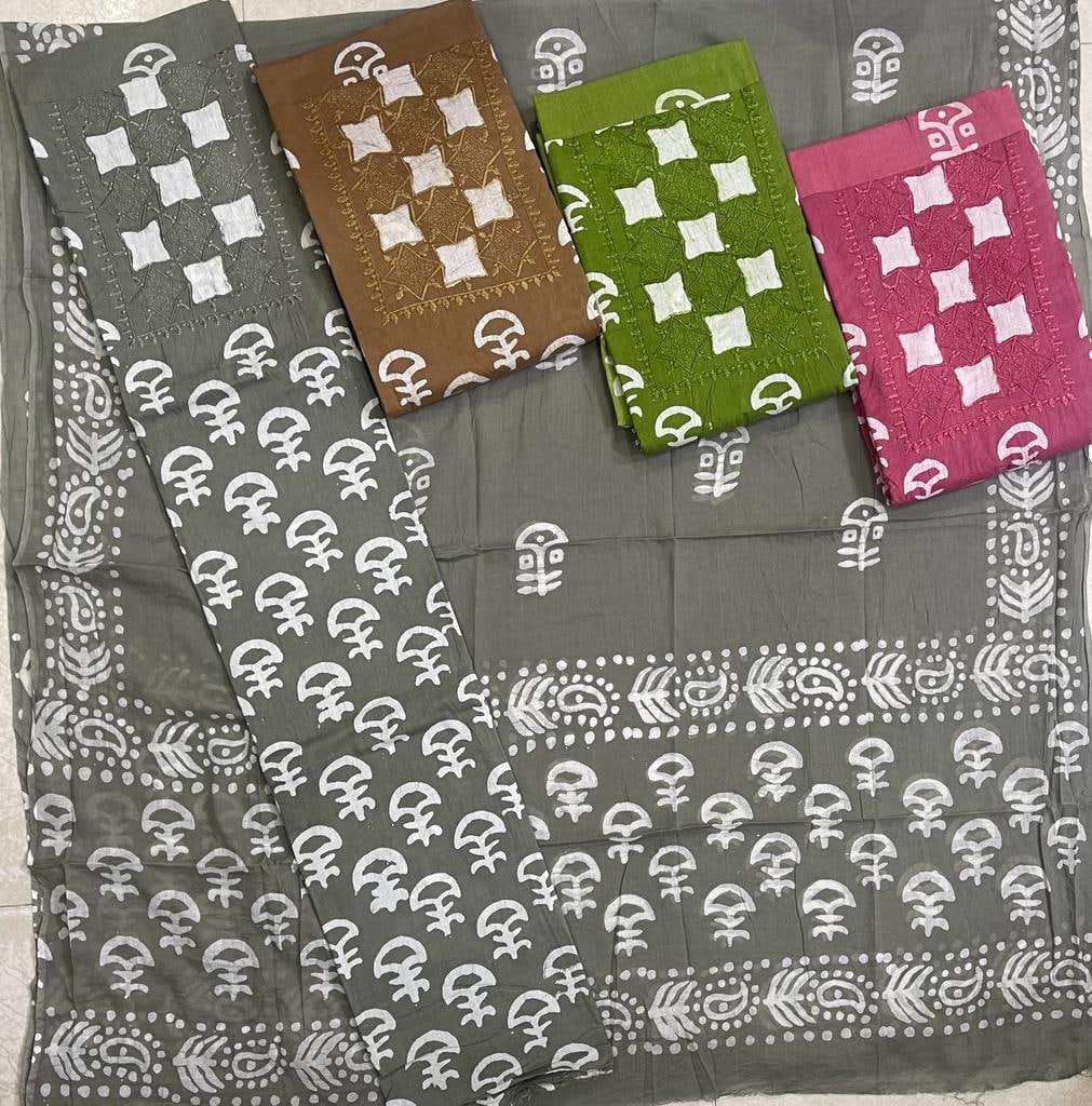 Neck Top Duppata Design