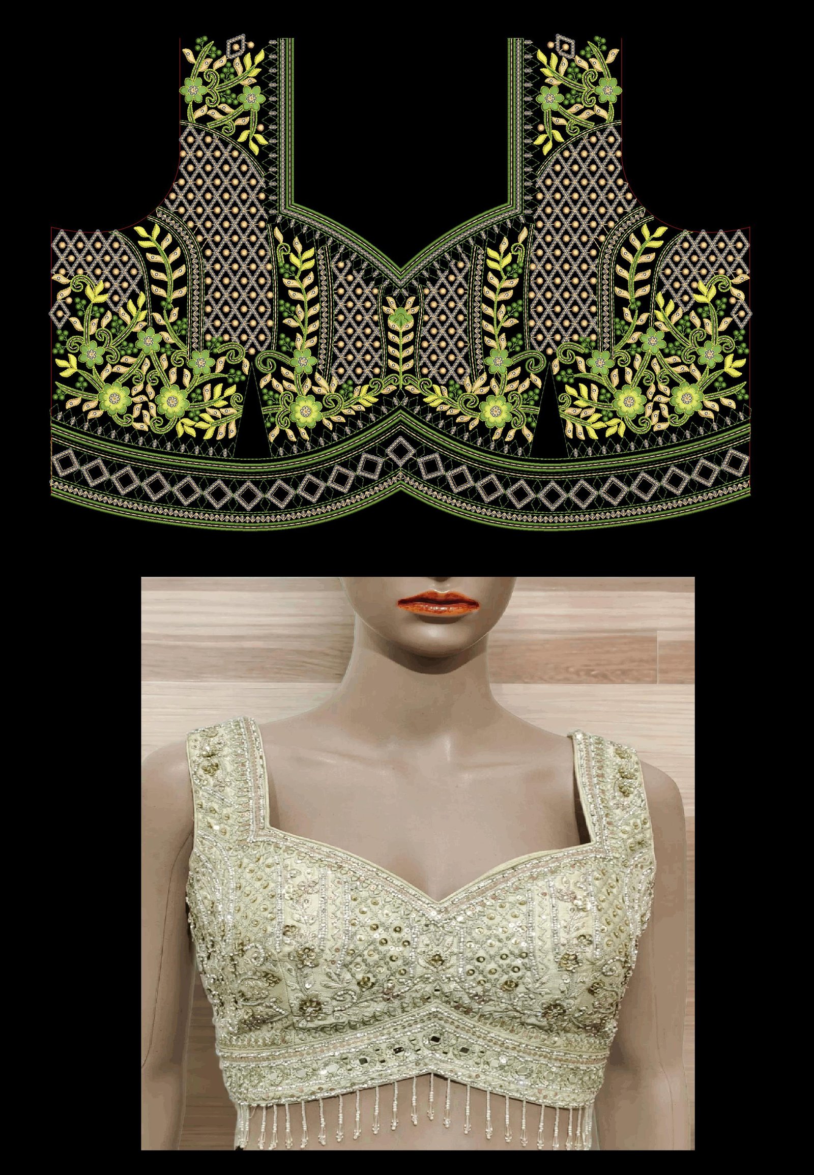 Sequince Ghaghara choli