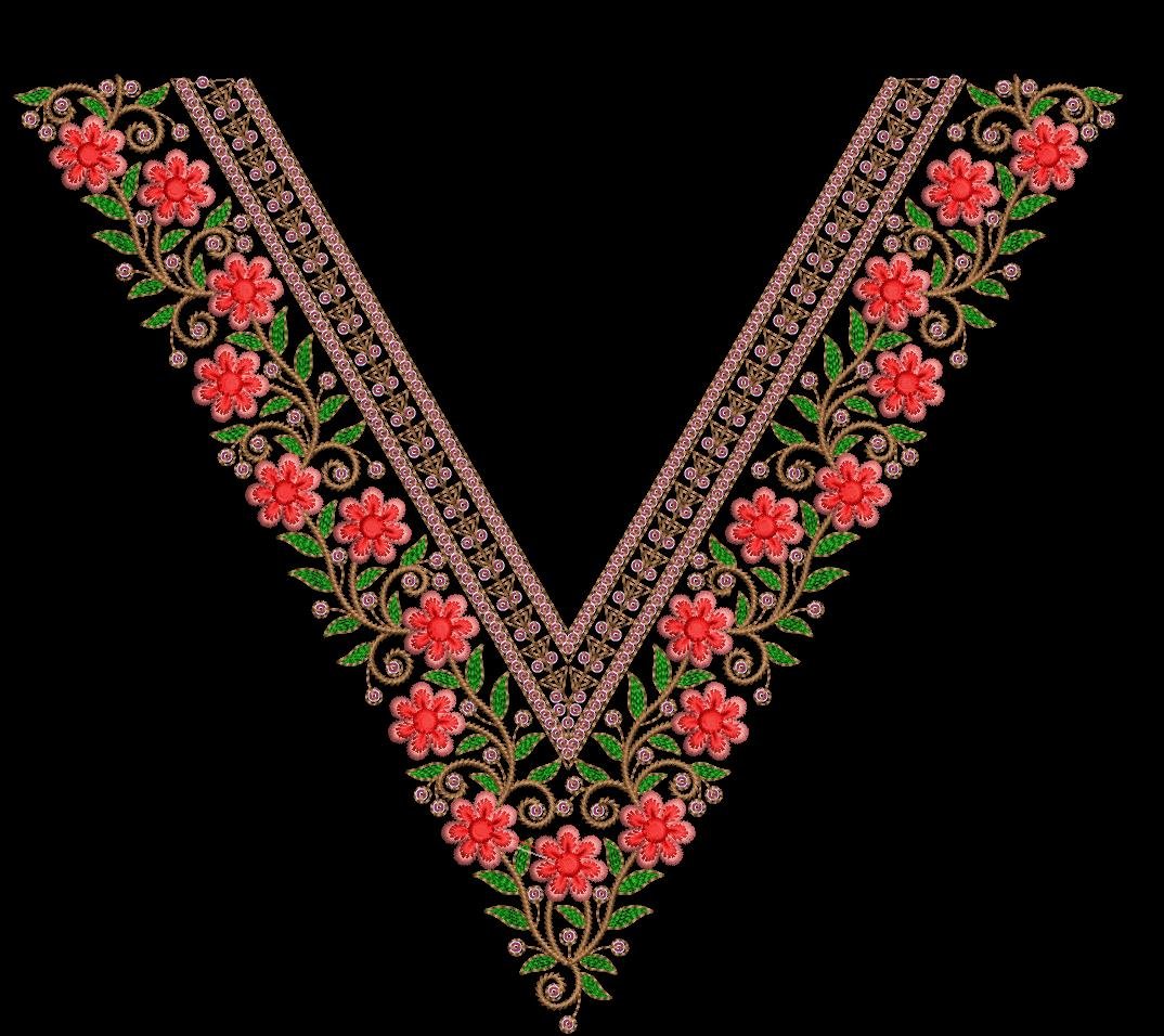fancy kurti neck