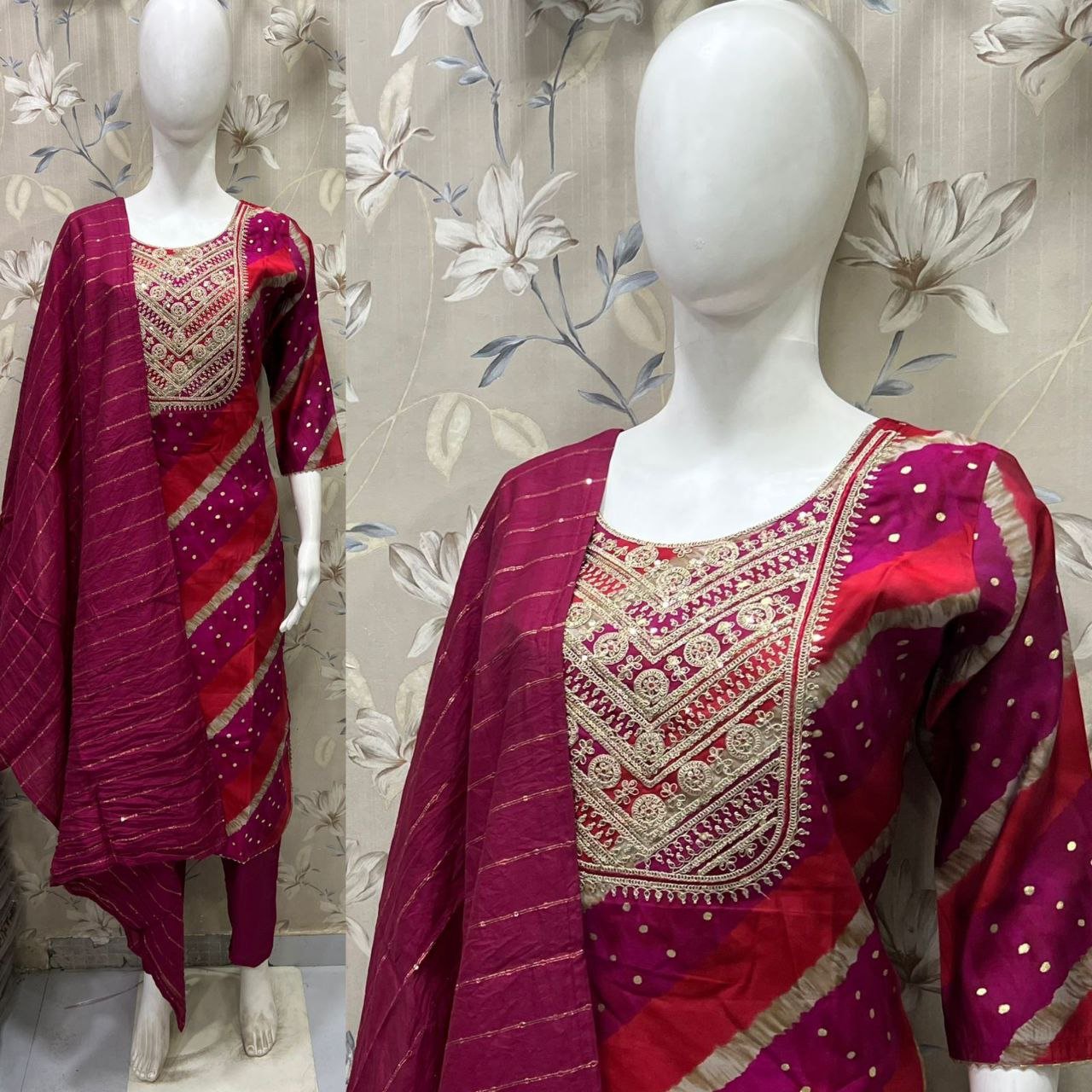 fancy kurti neck