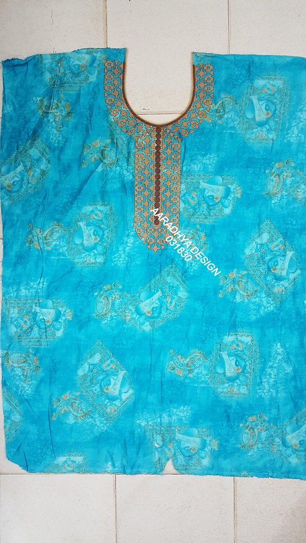 Neck Top Duppata Design