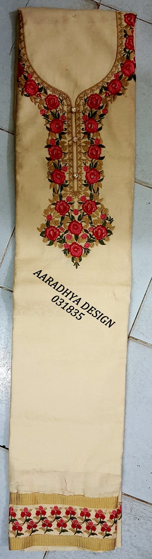 Neck Top Duppata Design