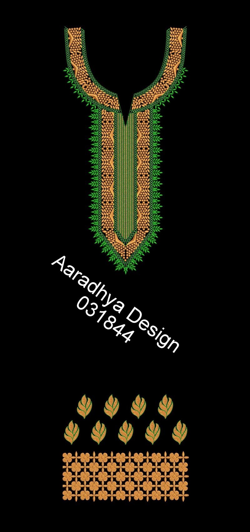 Neck Top Duppata Design