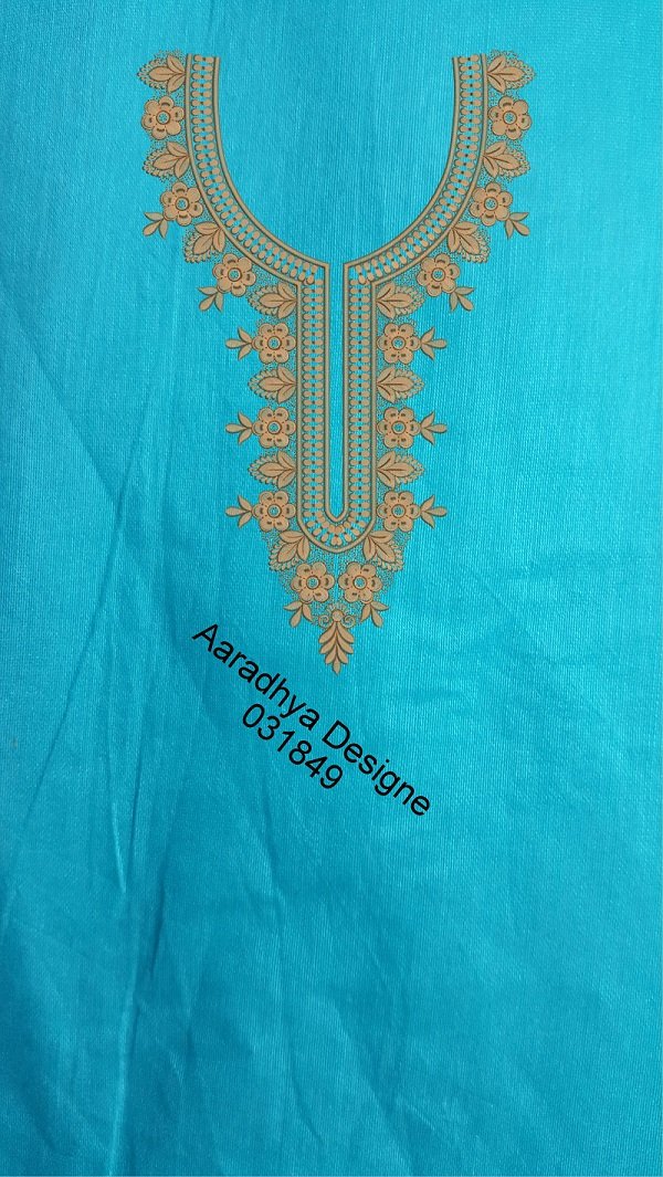 Neck Top Duppata Design