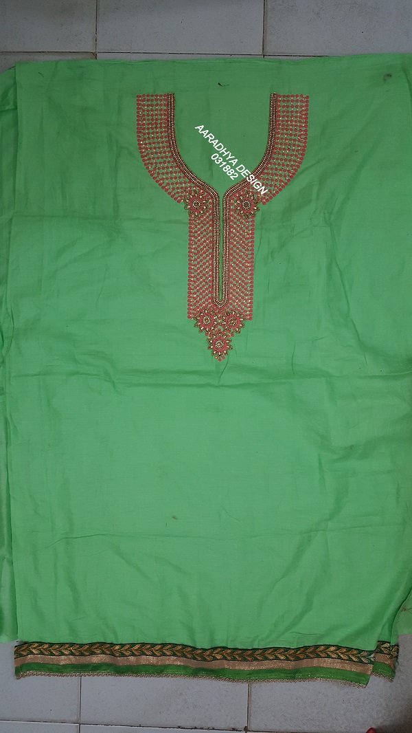 Neck Top Duppata Design