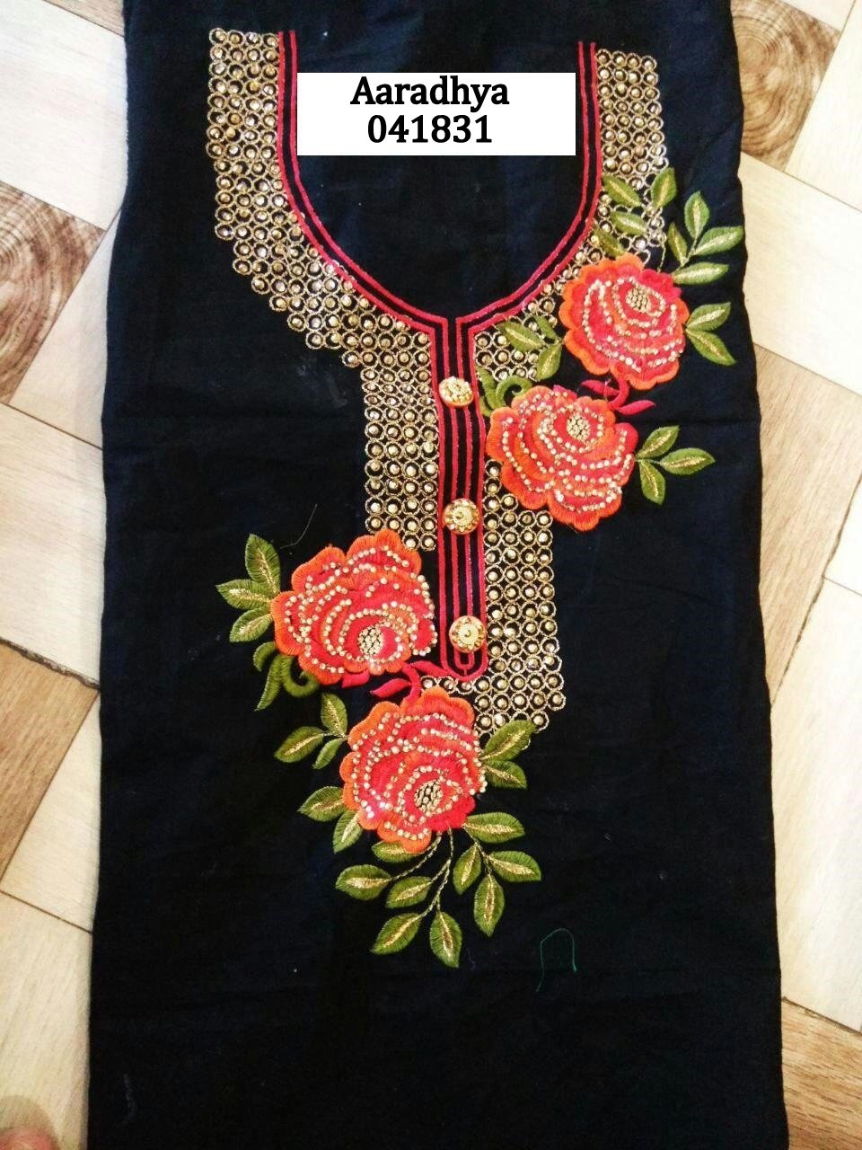 Neck Top Duppata Design