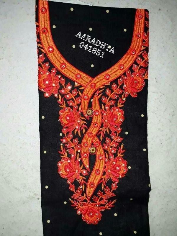 Neck Top Duppata Design