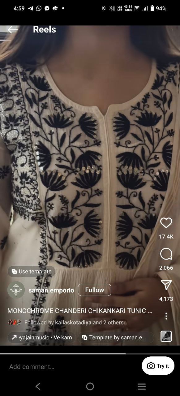 fancy kurti