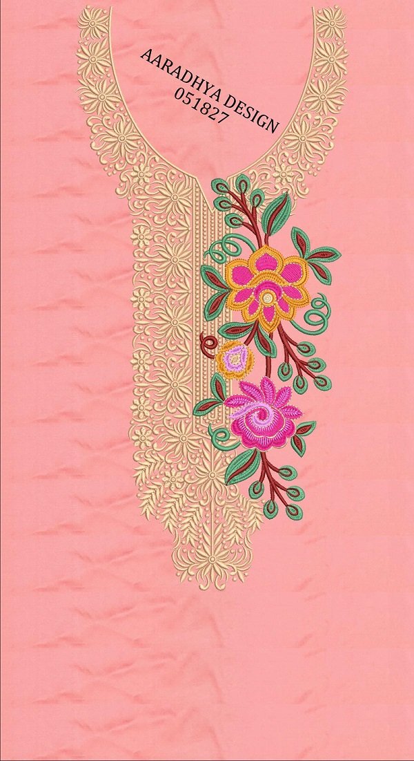 Neck Top Duppata Design