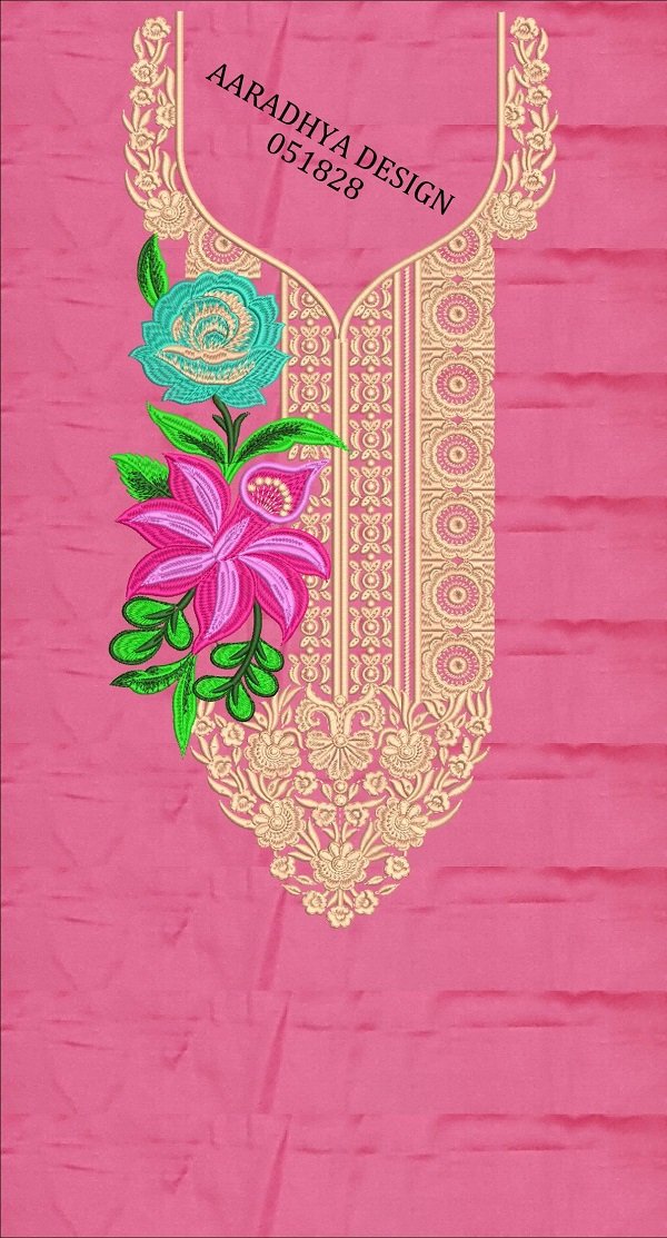 Neck Top Duppata Design
