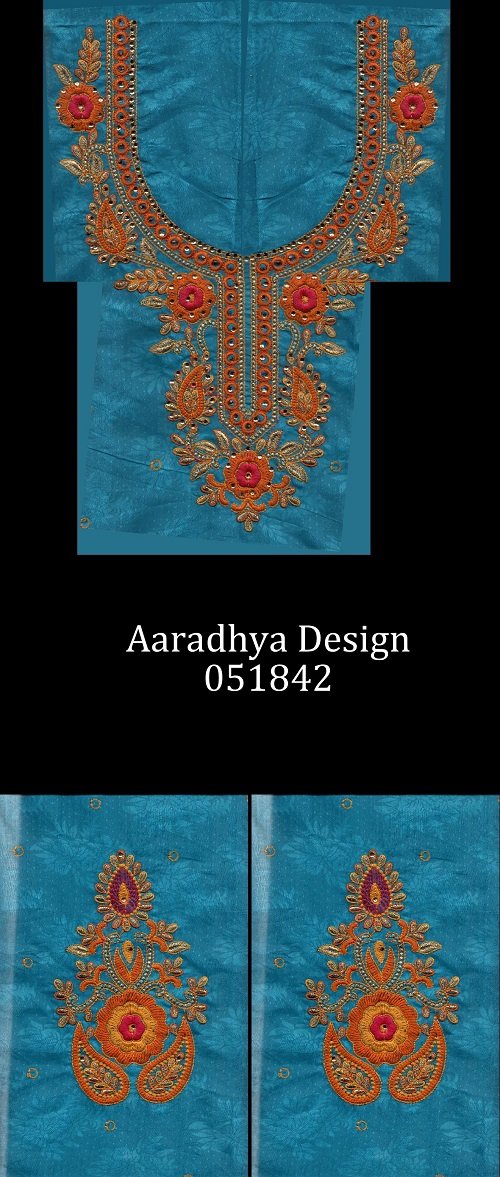 Neck Top Duppata Design