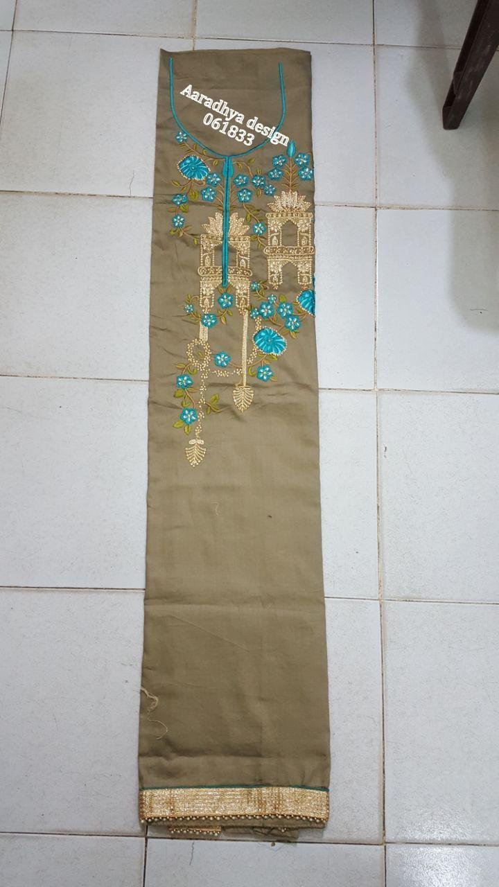 Neck Top Duppata Design