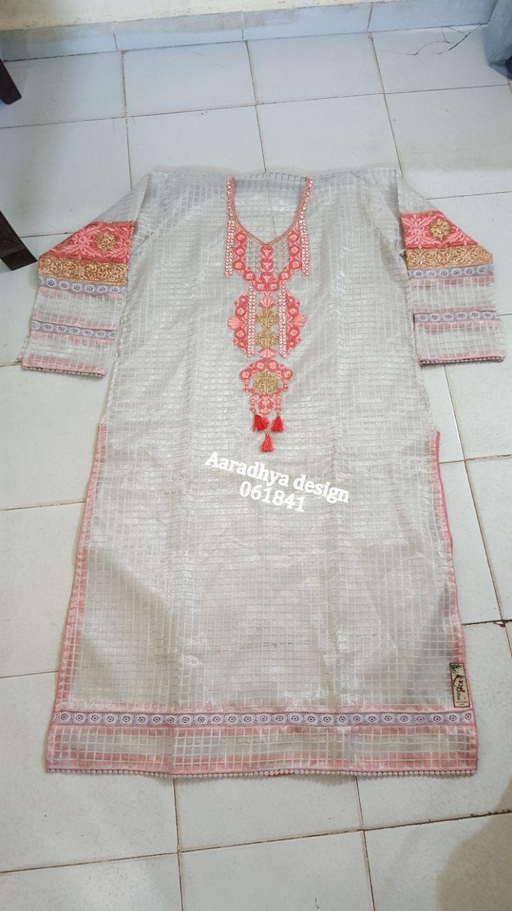 Neck Top Duppata Design