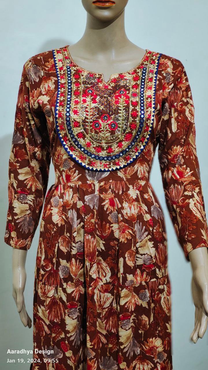 FANCY KURTI  NECK
