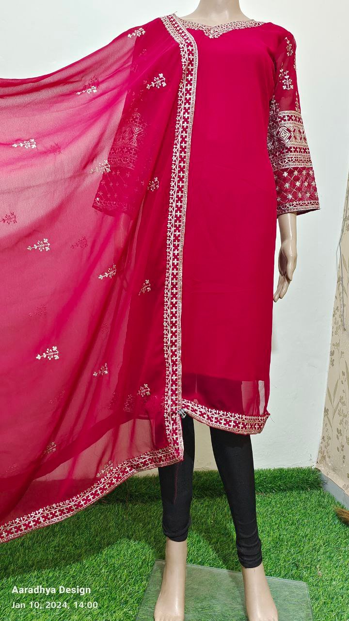 FANCY KURTI& DUPATTA