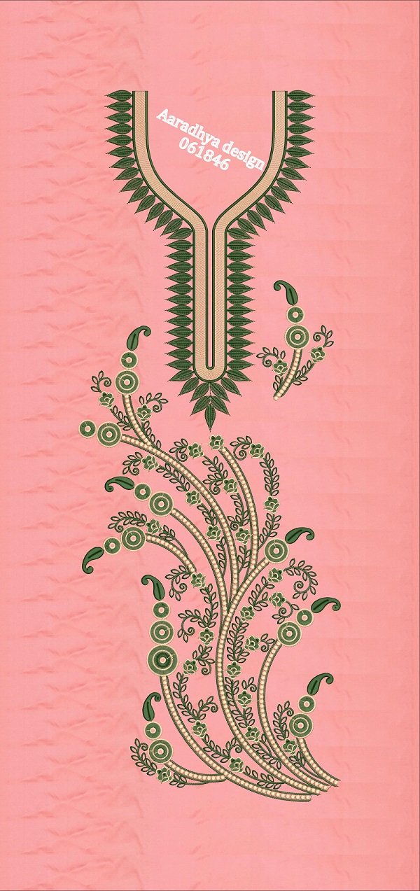 neck top duppata design