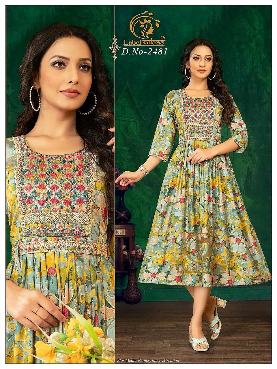 FANCY KURTI  NECK
