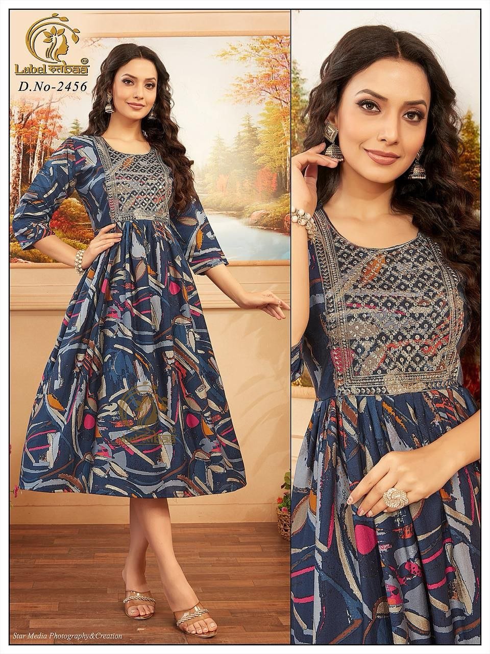 FANCY KURTI  NECK