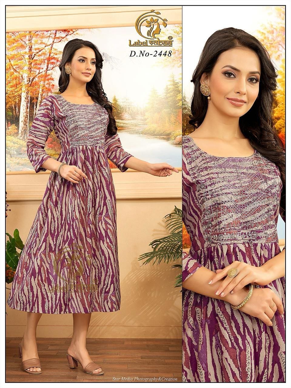 FANCY KURTI  NECK