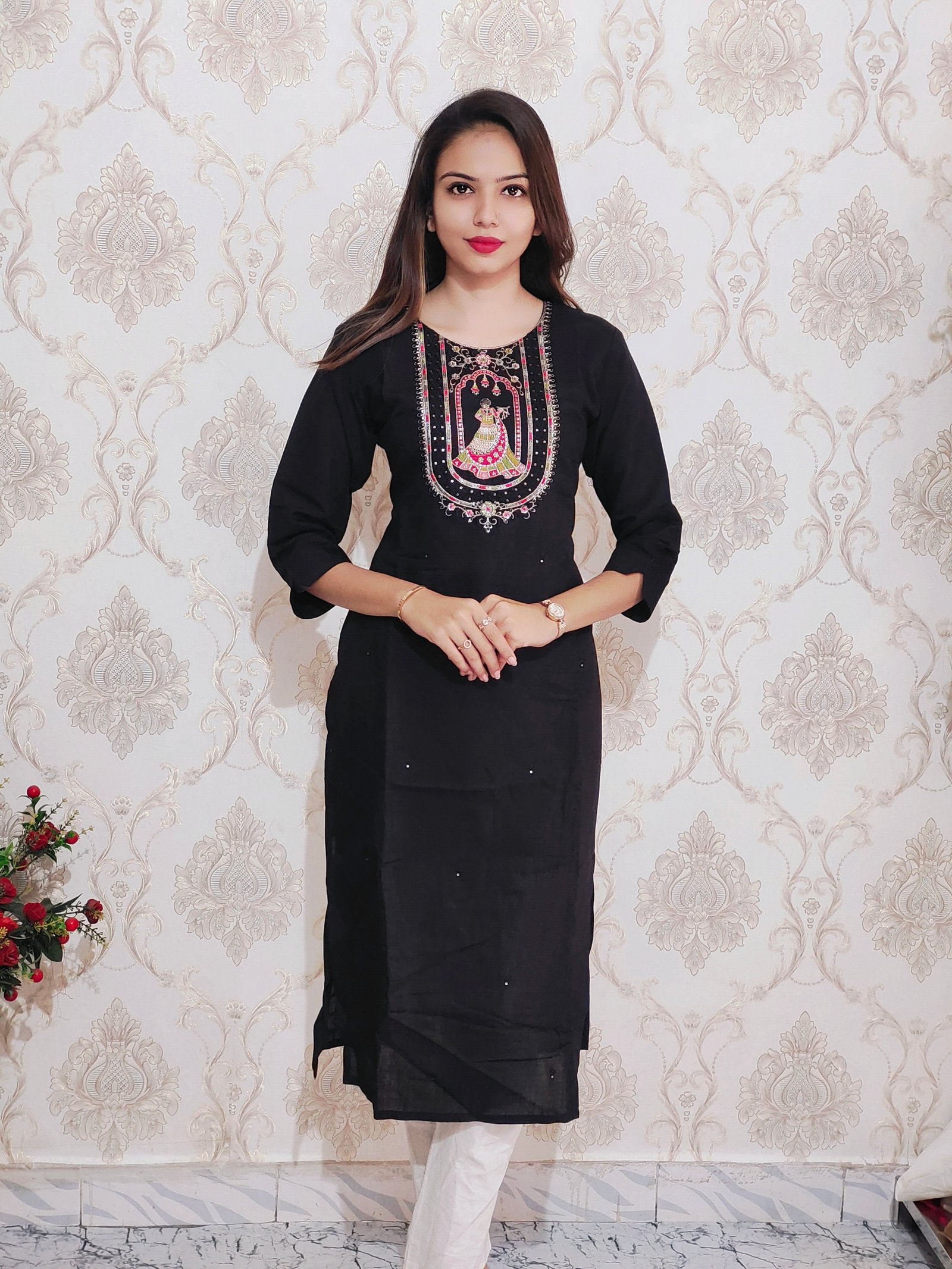 FANCY KURTI  NECK