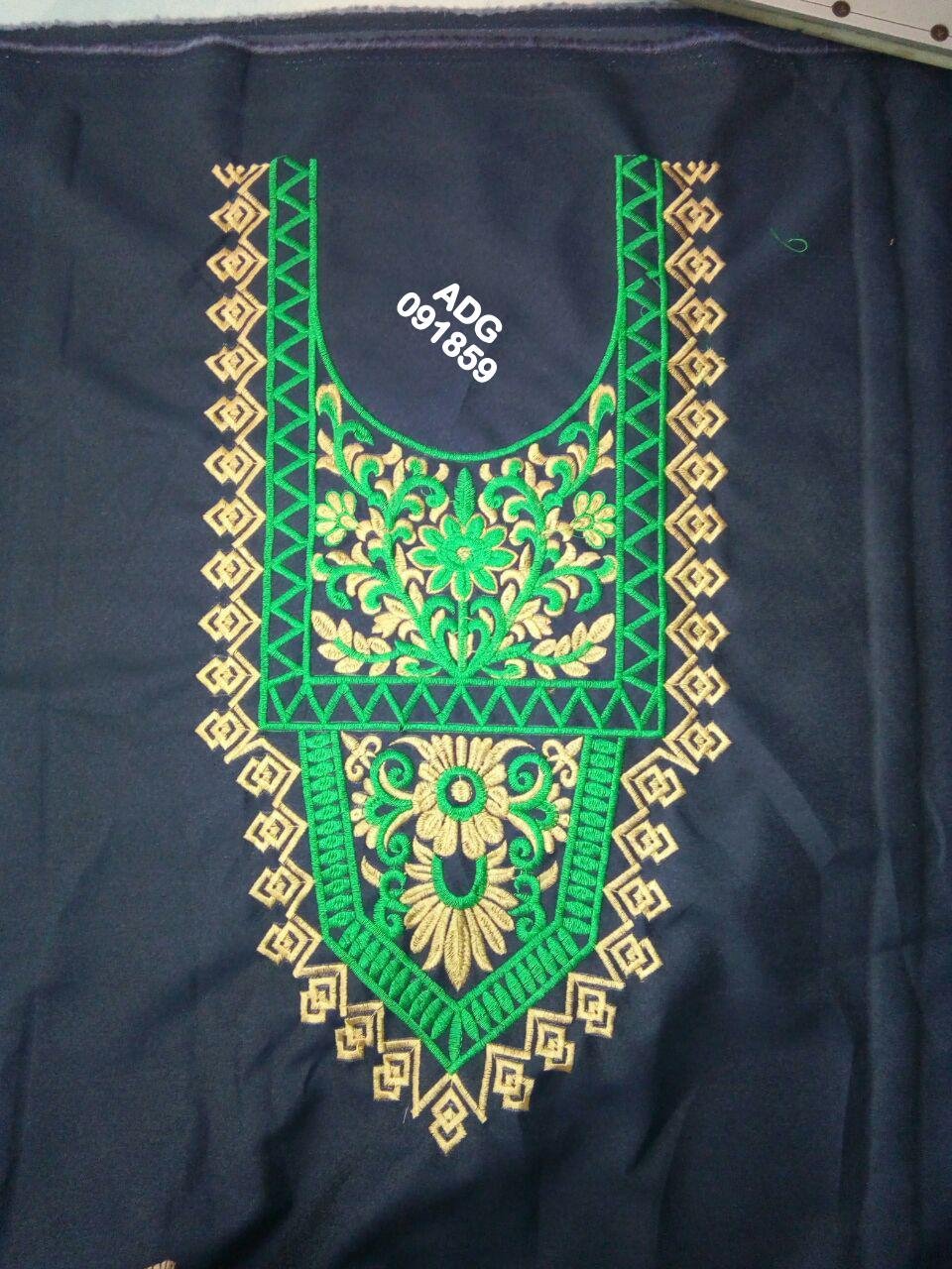 Neck Top Duppata Design
