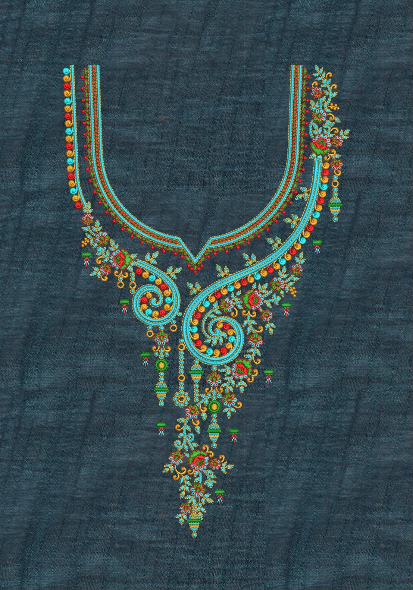 FANCY KURTI  NECK