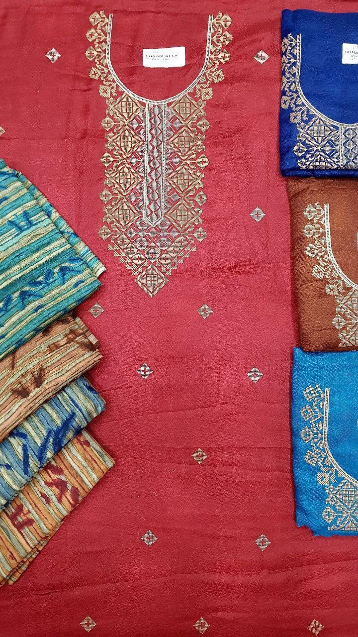 Neck Top Duppata Design