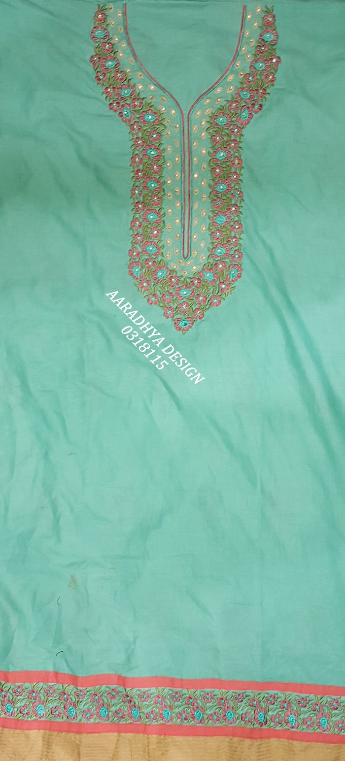 Neck Top Duppata Design
