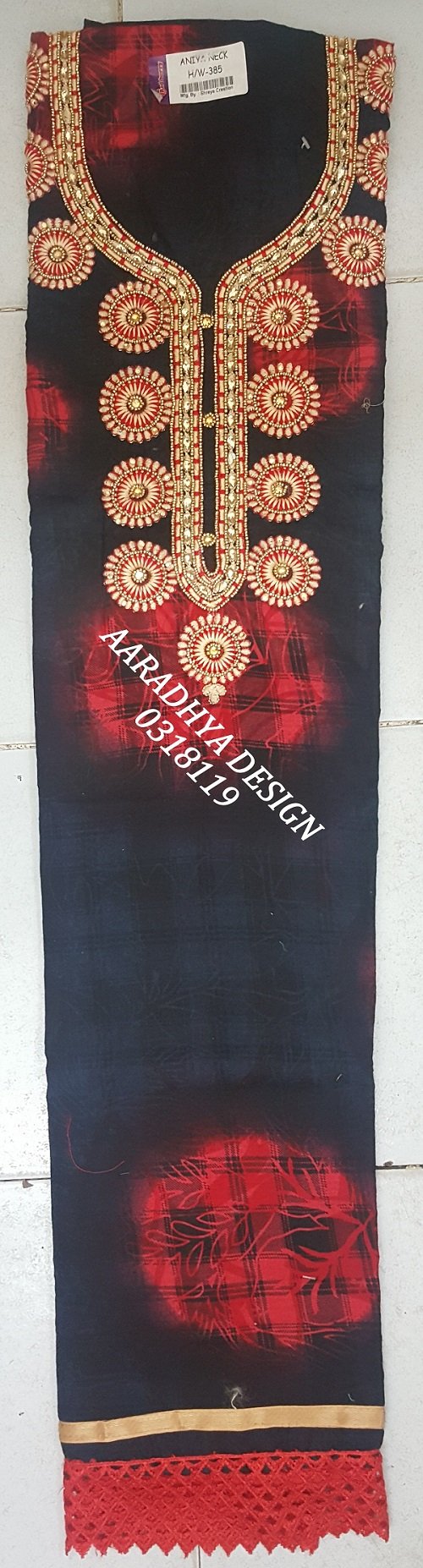 Neck Top Duppata Design