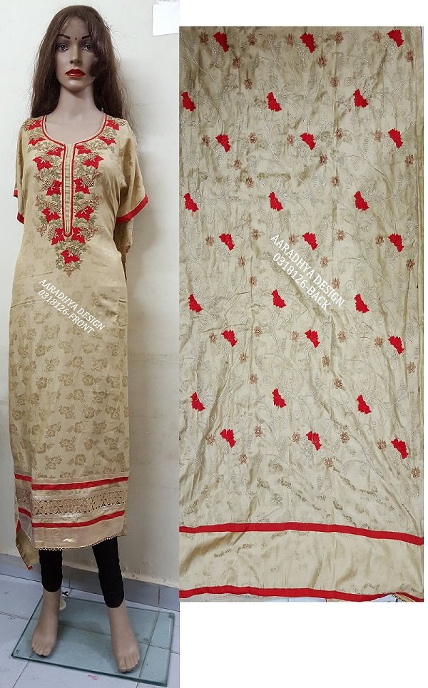 Neck Top Duppata Design