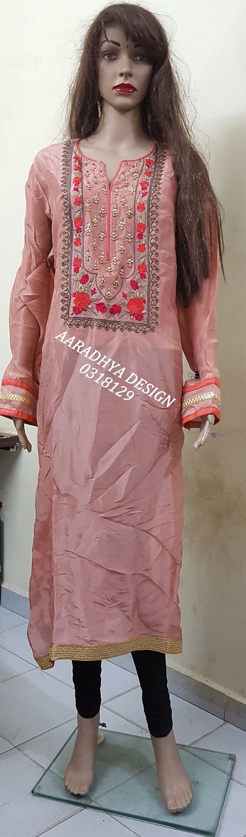 Neck Top Duppata Design