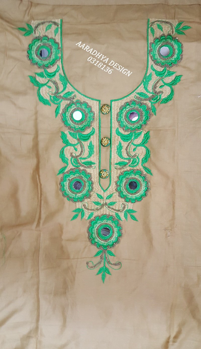 Neck Top Duppata Design