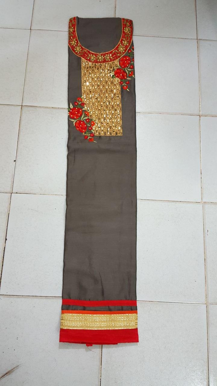 Neck Top Duppata Design