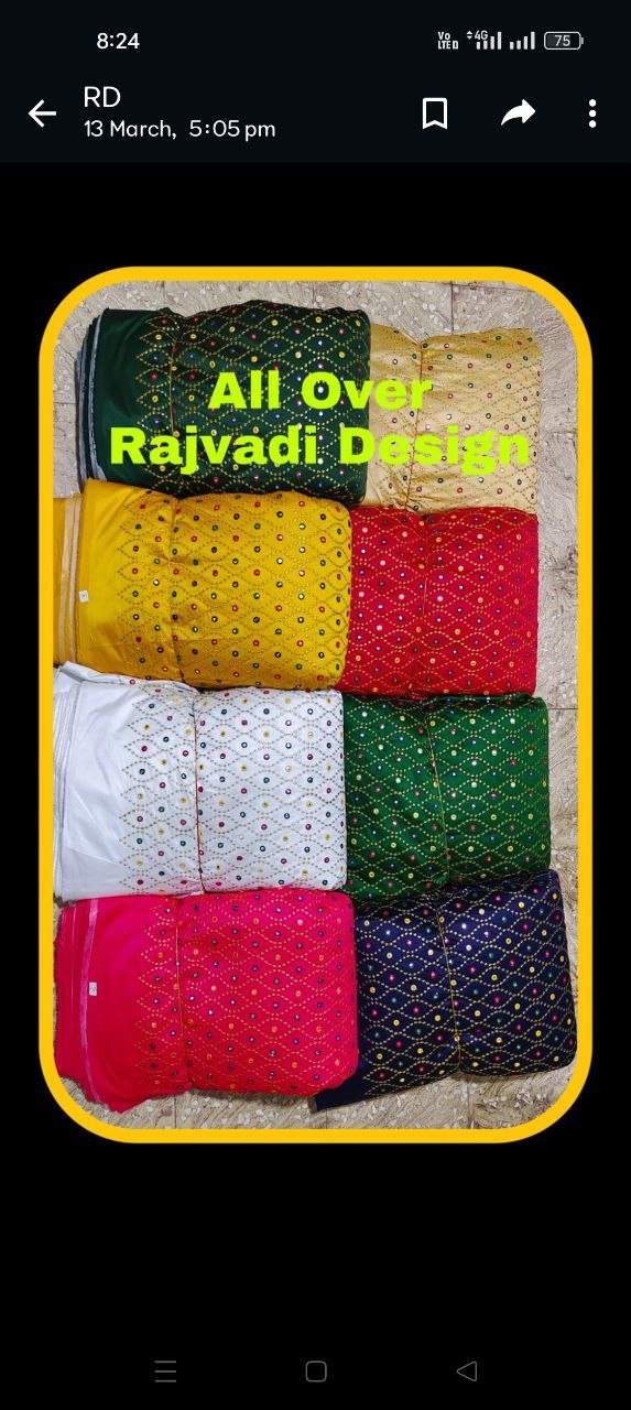 ALL OVER RAJVADI DESIGN
