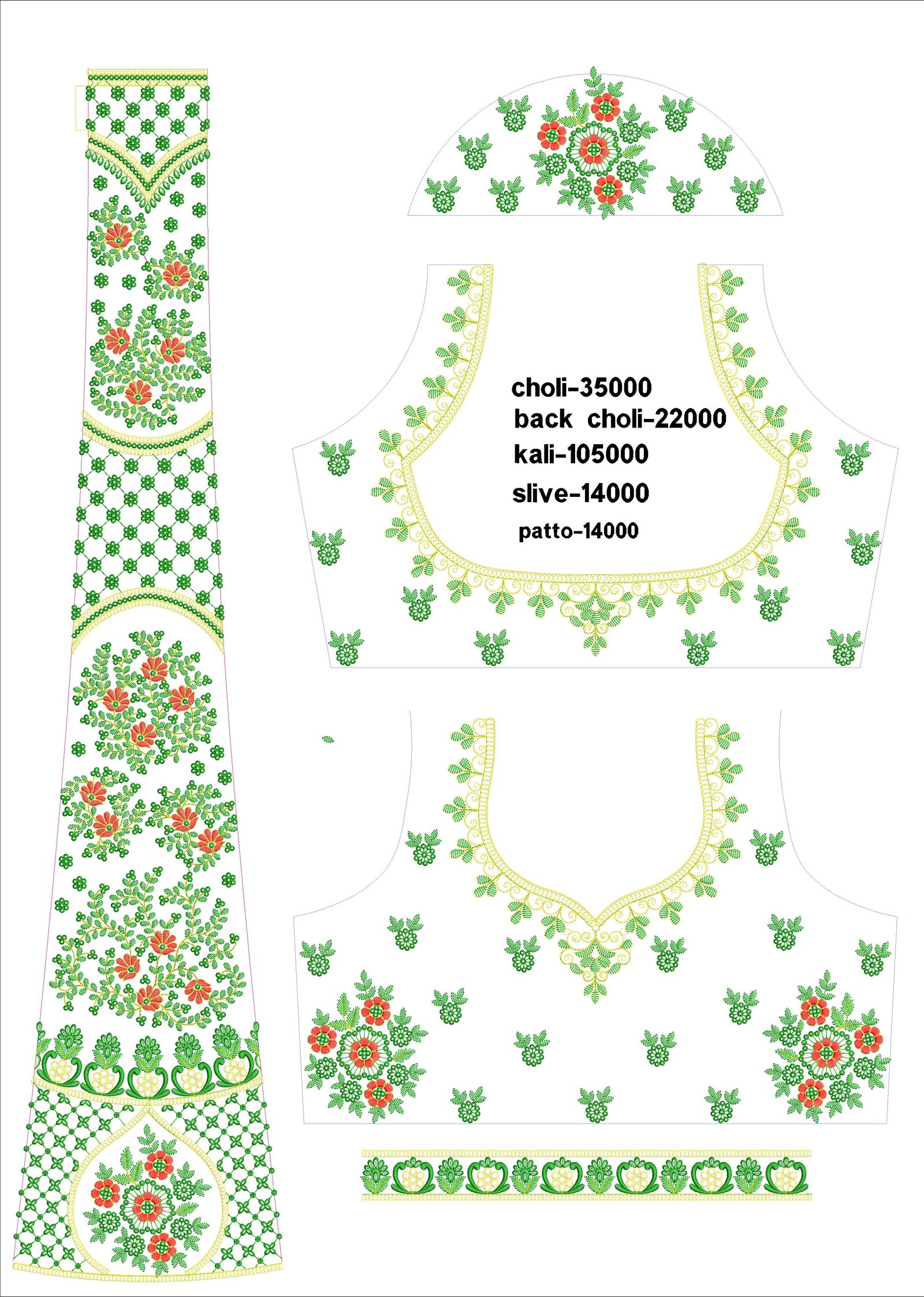 ghaghara choli