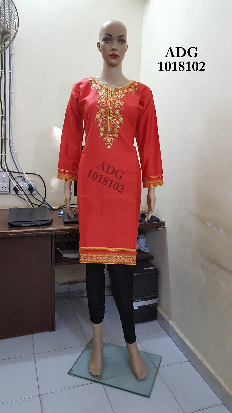 Neck Top Duppata Design
