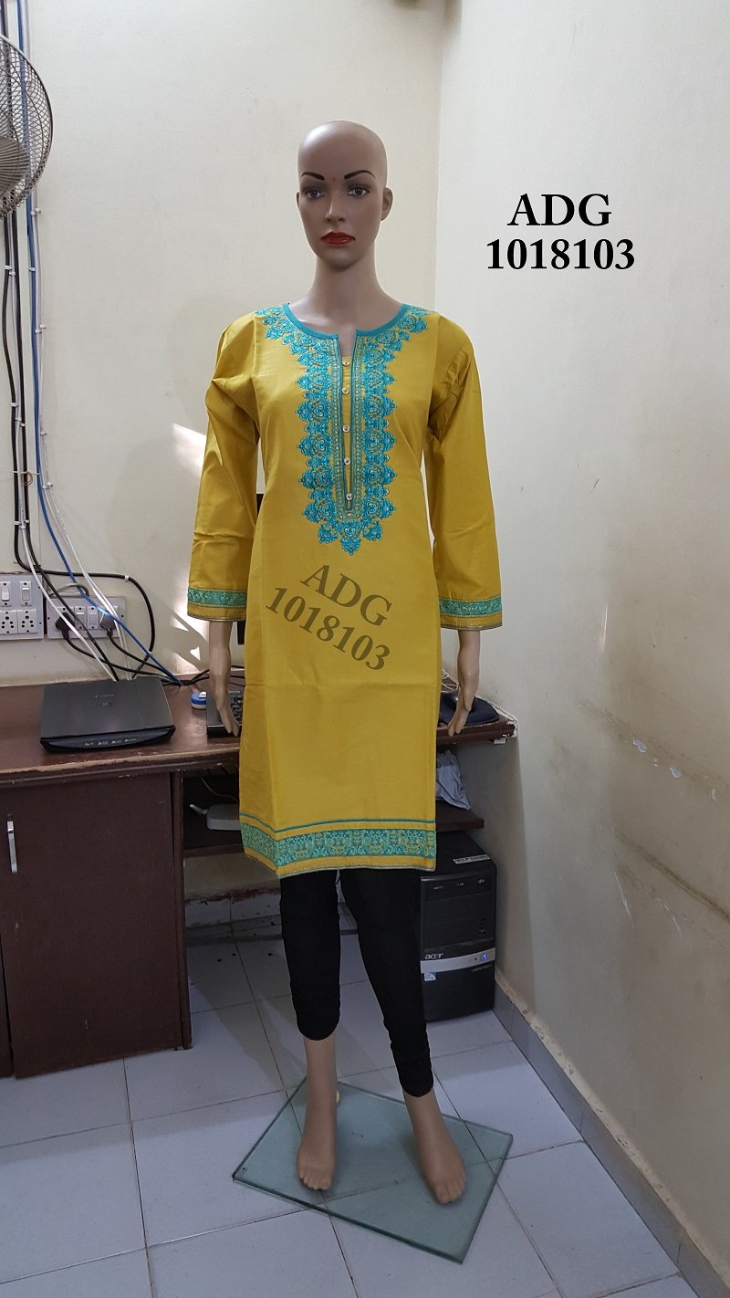 Neck Top Duppata Design